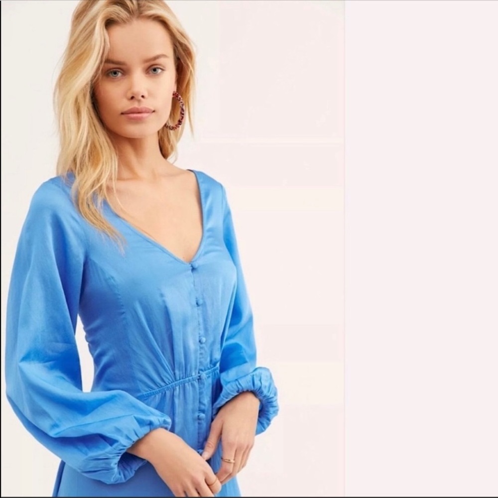 ⬇️🔥SALE NWT Free people later days midi dress - Picture 4 of 13